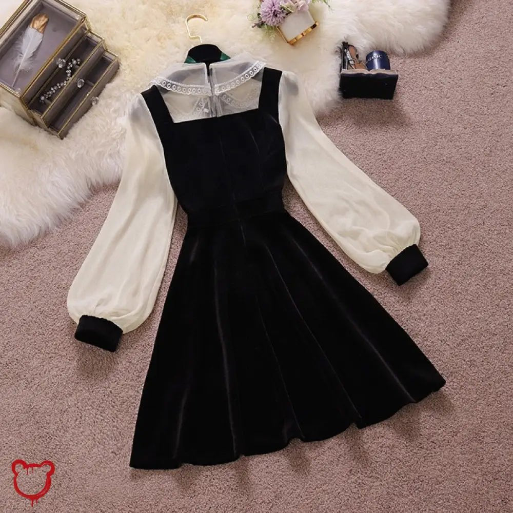 Dahlia Gothic Shirt Dress - The Cursed Closet