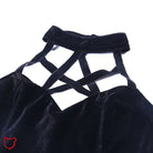 Dangerous' Pentagram Crop Top. - The Cursed Closet
