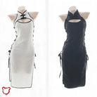 Dark Goth Maxi Dress' - The Cursed Closet