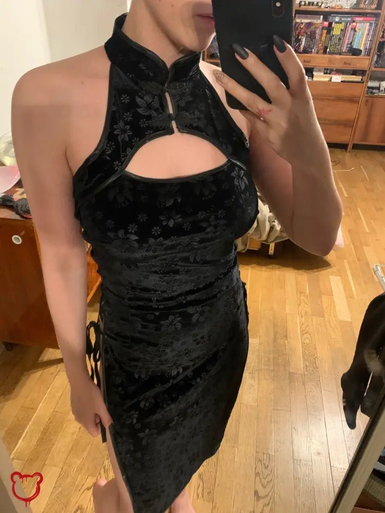 Dark Goth Maxi Dress' - The Cursed Closet