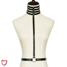 Dark Gothic Choker Harness - The Cursed Closet