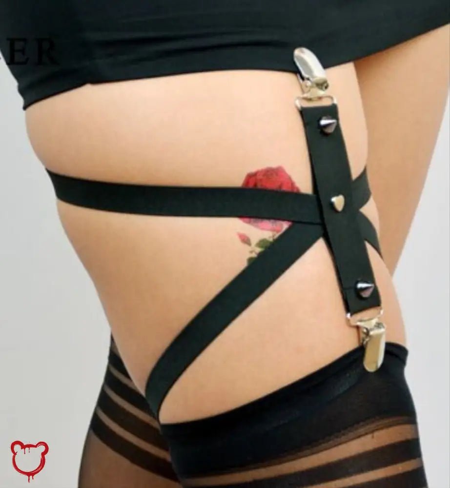 Dark' Gothic Leg Harness - The Cursed Closet