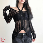 Dark Horse Black Sweater - The Cursed Closet