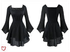 Dark Lace Goth Dress - The Cursed Closet