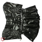 Dark PU Leather Corset Skirt - The Cursed Closet