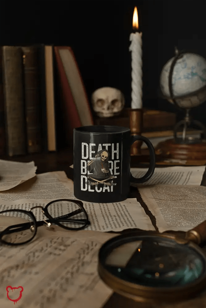 "Decaf Death Mug" - The Cursed Closet