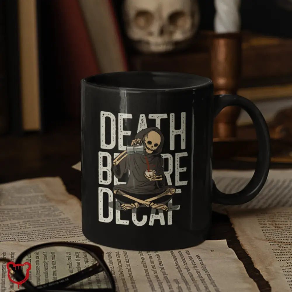 "Decaf Death Mug" - The Cursed Closet