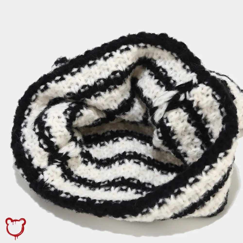 Devilish Striped Harajuku Cat Beanie - The Cursed Closet