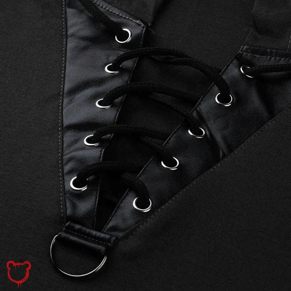 Dexter's Goth V - Neck Hoodie - The Cursed Closet