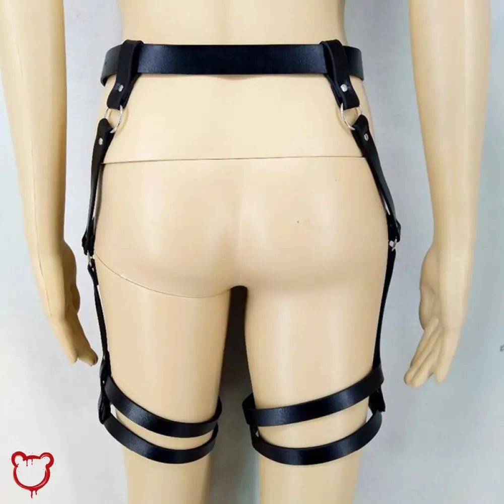 "Dominate Me Leather Harness" - The Cursed Closet