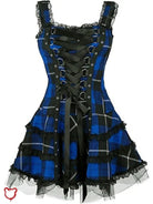 Donnie's Plaid A - line Dress - The Cursed Closet