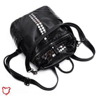 Donnie's PU Black Backpack - The Cursed Closet