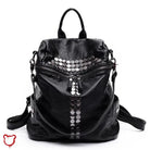 Donnie's PU Black Backpack - The Cursed Closet