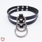 Double Layer O - Ring Choker - The Cursed Closet