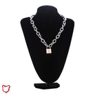 Ecstatic' Padlock Choker Chain Necklace - The Cursed Closet