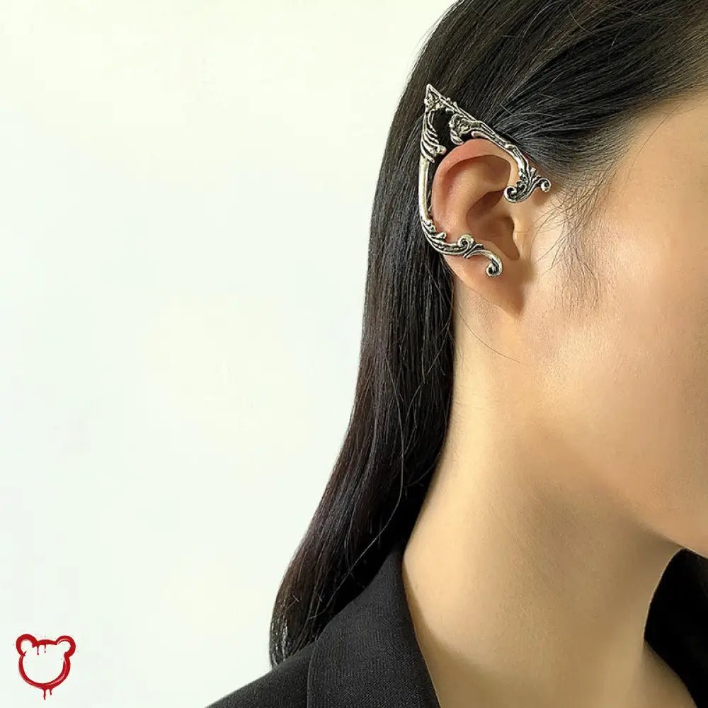 Elf Earrings in Dark Theme - The Cursed Closet