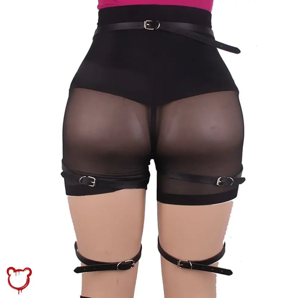 Enchanted' Faux Leather Leg Straps - The Cursed Closet