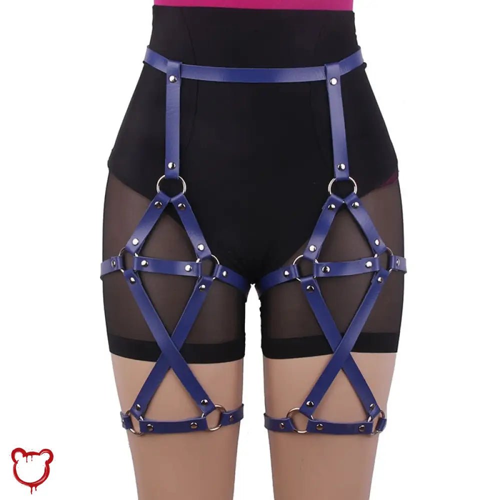 Enchanted' Faux Leather Leg Straps - The Cursed Closet