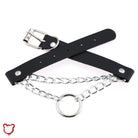 Escape' PU Faux Leather O Ring Chain Vegan Choker - The Cursed Closet