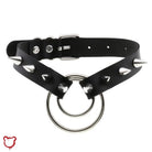 Explosive PU Spike Choker - The Cursed Closet