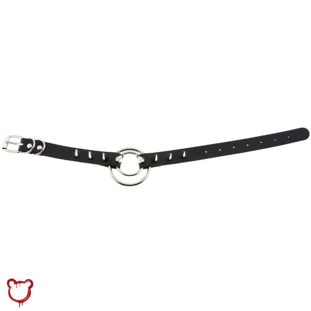 Explosive PU Spike Choker - The Cursed Closet