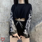 Faithless' Grunge Long Sleeved Top - The Cursed Closet