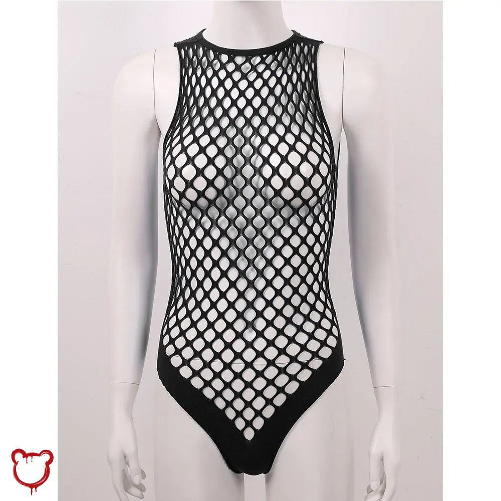 Fatal Attraction' Gothic Black Bodysuit - The Cursed Closet