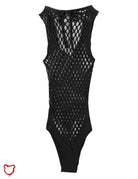 Fatal Attraction' Gothic Black Bodysuit - The Cursed Closet