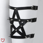 Faux Leather Leg Garter Option - The Cursed Closet