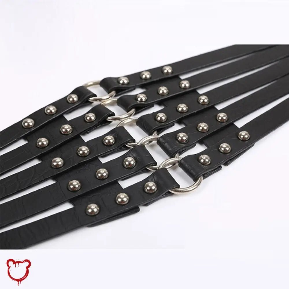 Faux Leather Metal Ring Belt - The Cursed Closet