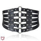 Faux Leather Metal Ring Belt - The Cursed Closet