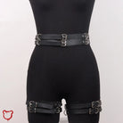 Faux Leather Thigh Garter Accessories