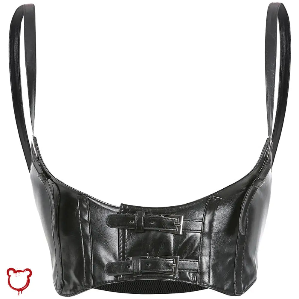 Faux Leather Waist Cincher. - The Cursed Closet