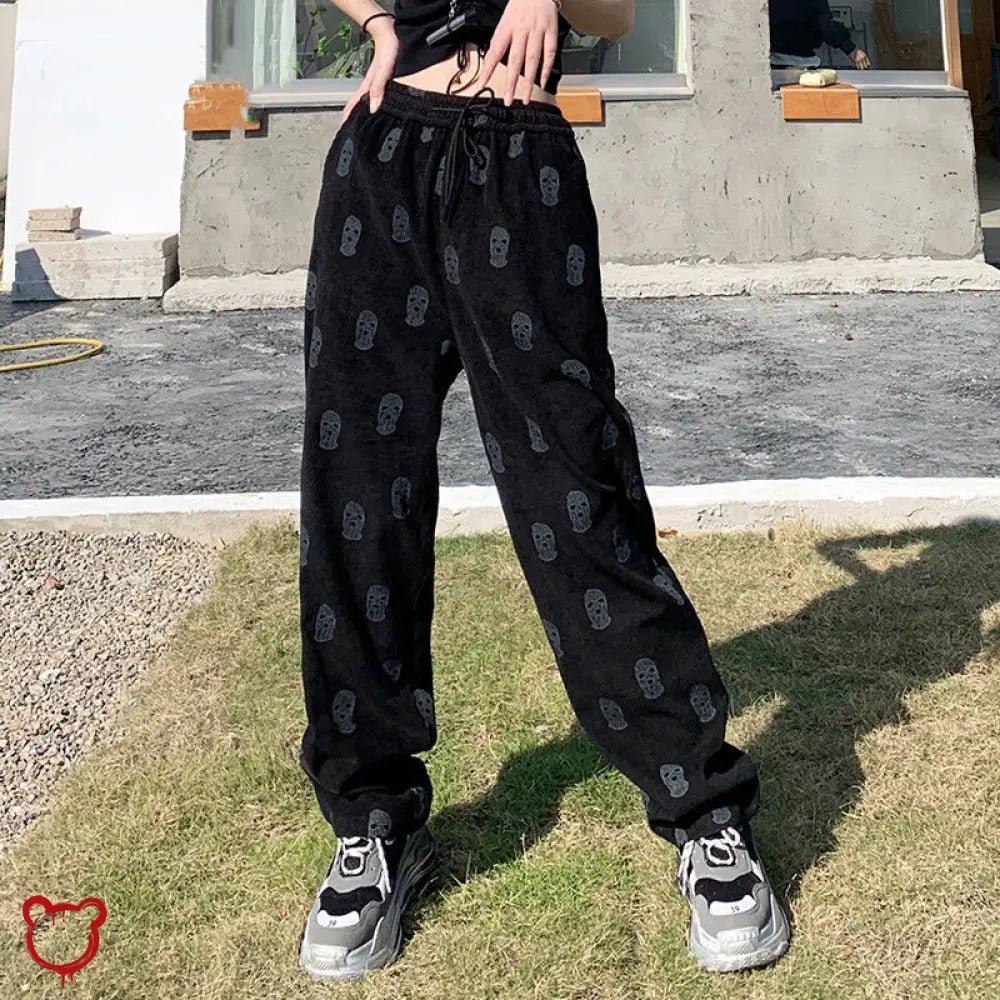 Fearful Grunge Skull Pants' - The Cursed Closet
