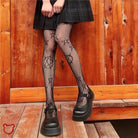 Fishnet Pentagram Tights - The Cursed Closet