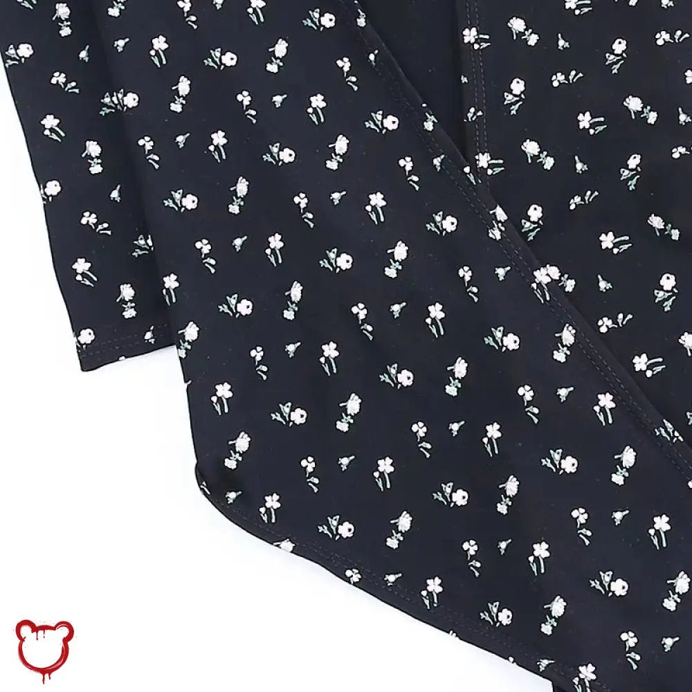 Floral V - Neck Casual Top - The Cursed Closet