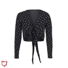 Floral V - Neck Casual Top - The Cursed Closet