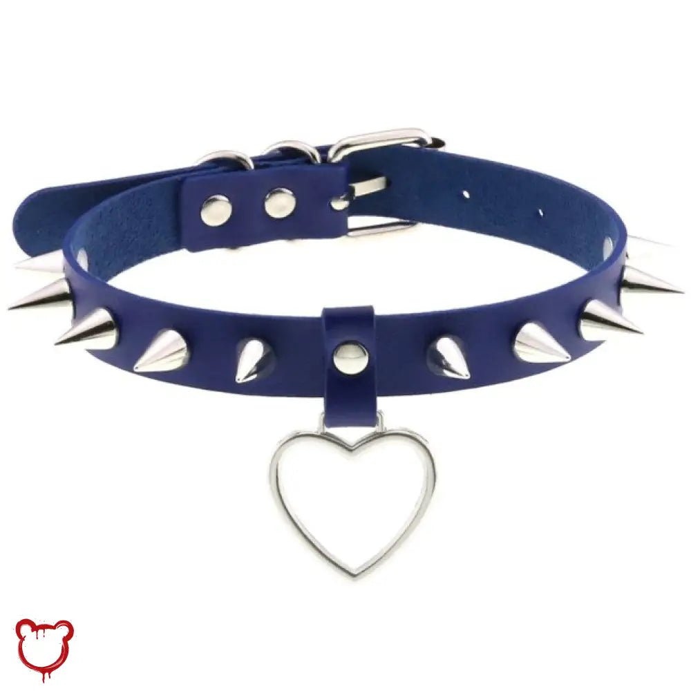 Furious Heart Choker in Black - The Cursed Closet