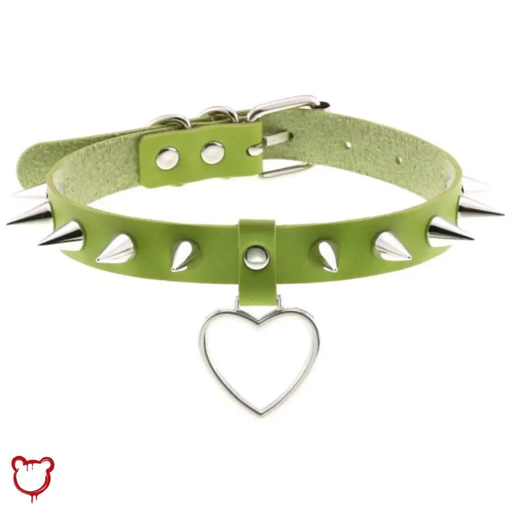 Furious Heart Choker in Black - The Cursed Closet