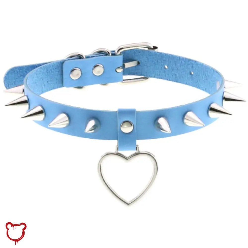 Furious Heart Choker in Black - The Cursed Closet