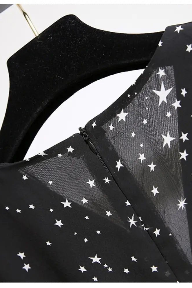 Galactic Black Star Plus Romper - The Cursed Closet