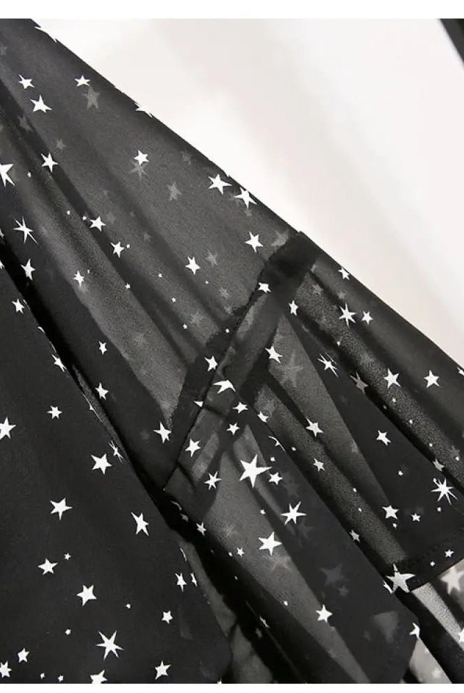 Galactic Black Star Plus Romper - The Cursed Closet
