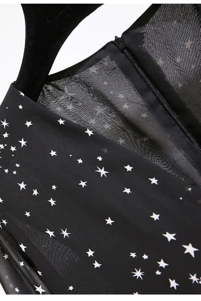 Galactic Black Star Plus Romper - The Cursed Closet