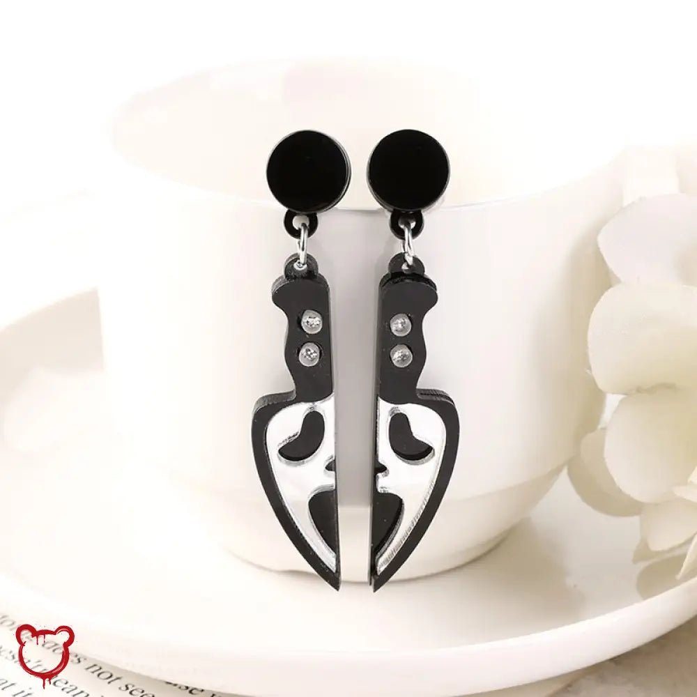 Ghost Face Earrings - The Cursed Closet