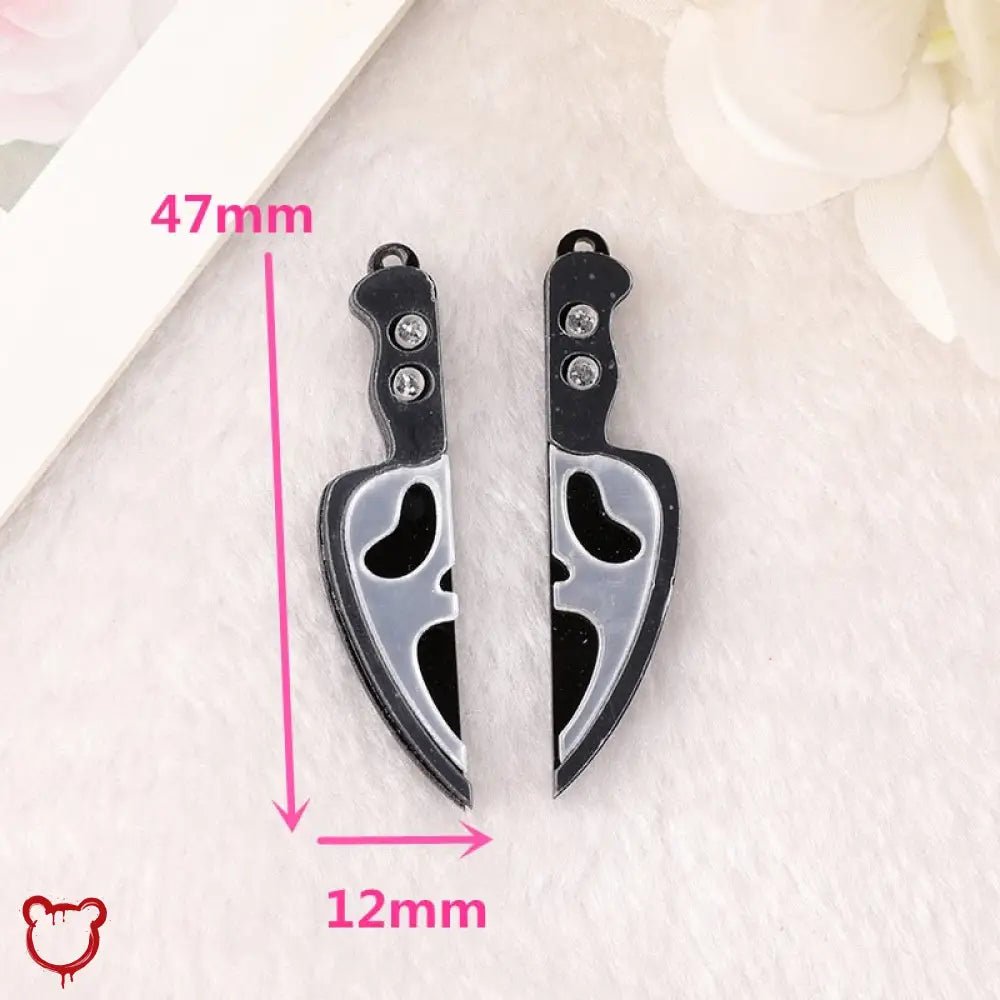 Ghost Face Earrings - The Cursed Closet