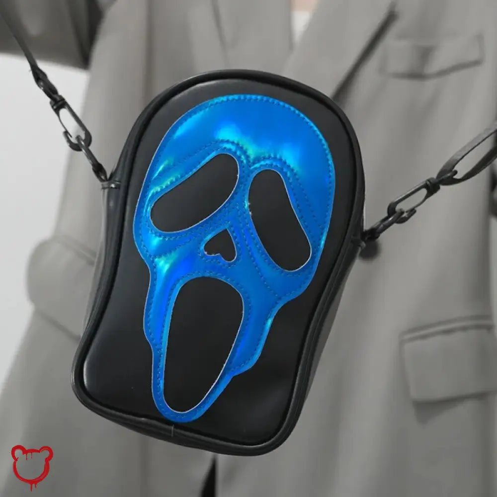 Ghost Face Shoulder Bag, Vibrant Colors - The Cursed Closet