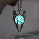 Glow - in - the - Dark Angel Wings Necklace - The Cursed Closet