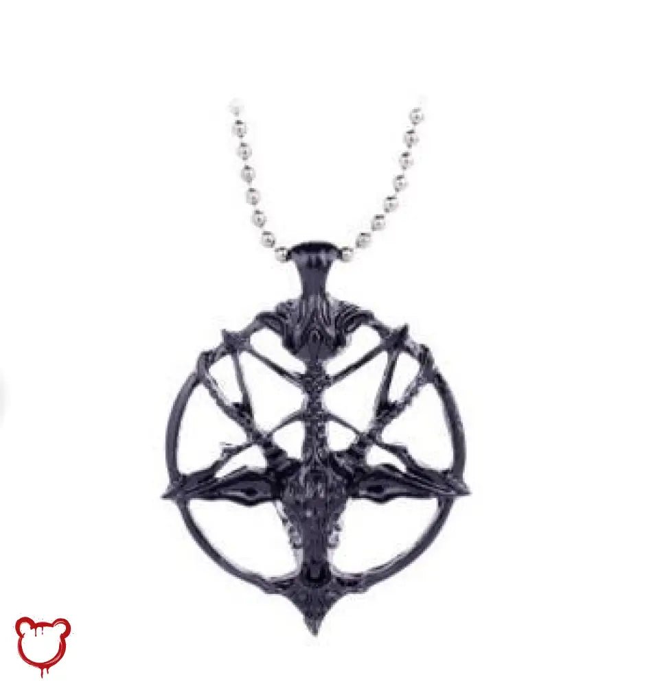 Goat Pentagram Necklace - The Cursed Closet