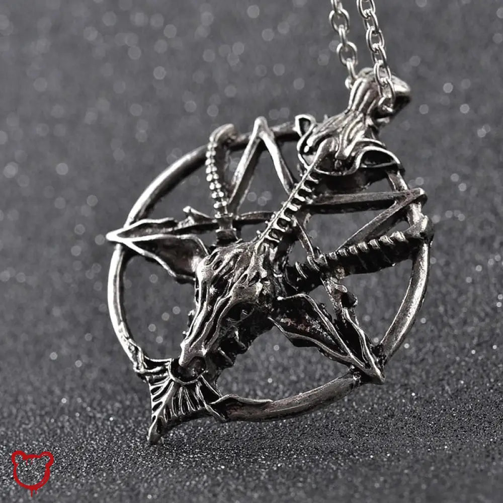 Goat Pentagram Necklace - The Cursed Closet