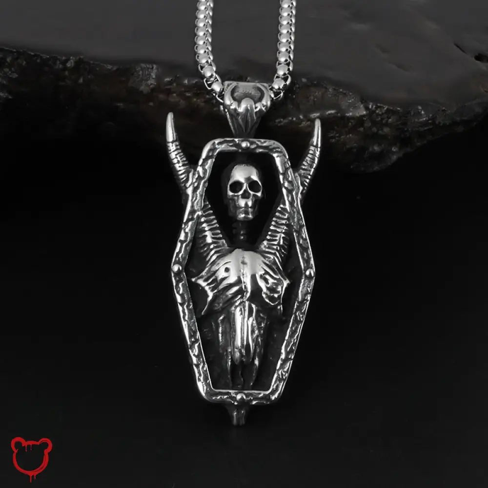 Goat Skull Pendant Necklace - The Cursed Closet